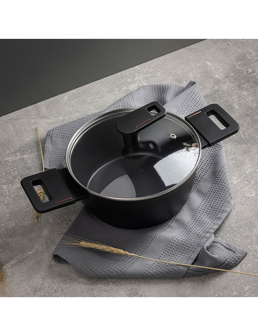 Trem Cozinha 3 Peças Copper Preto