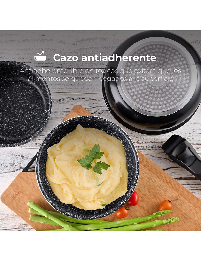 Trem Cozinha 6 Peças Click&Cook Verde