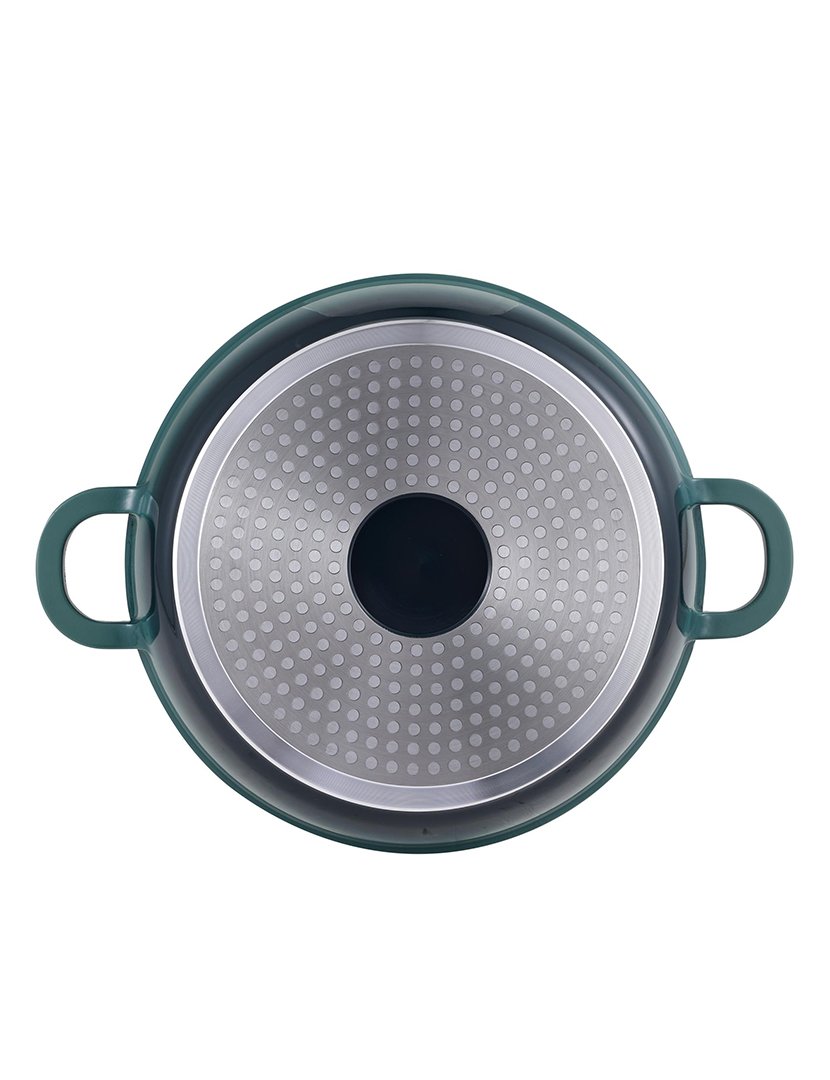 Caçarola Baixa Excalibur Verde 24 cm