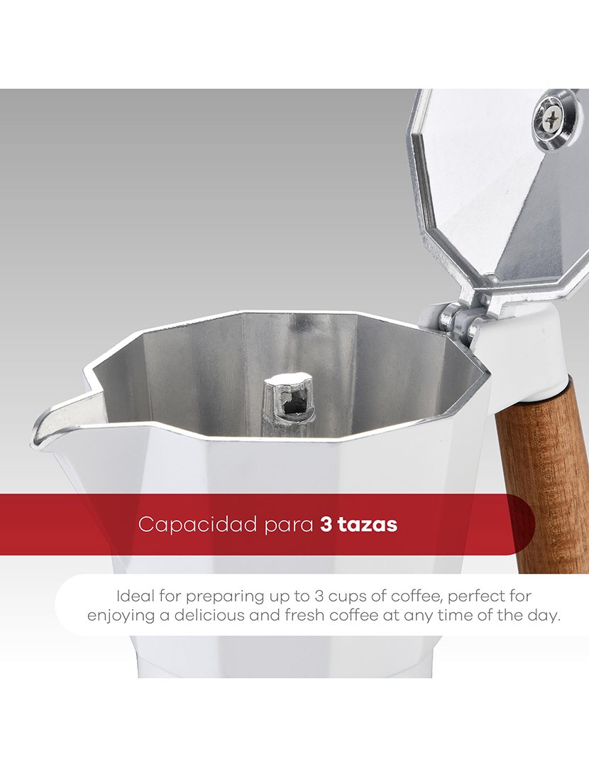 Cafeteira 3 Chávenas Naturally