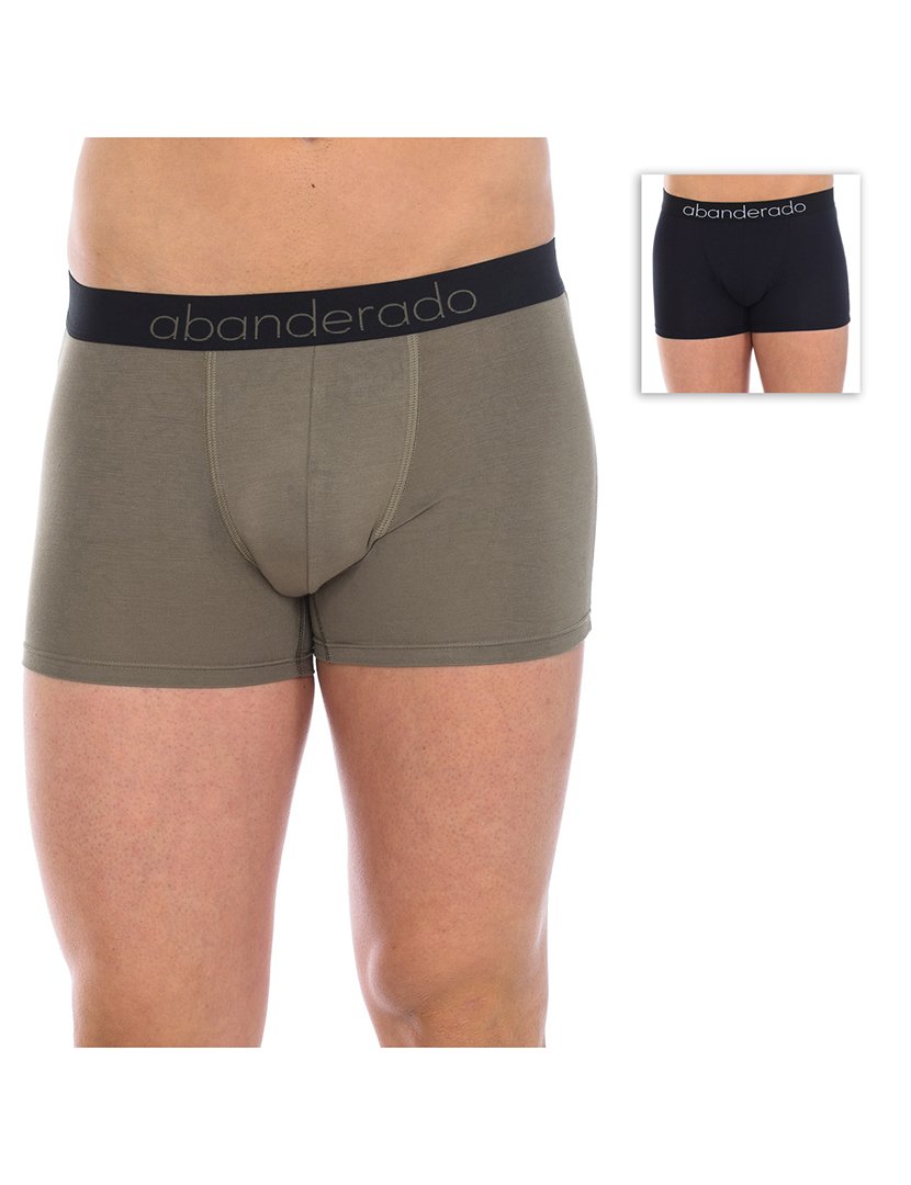 Pack 2 Boxers Preto-Verde