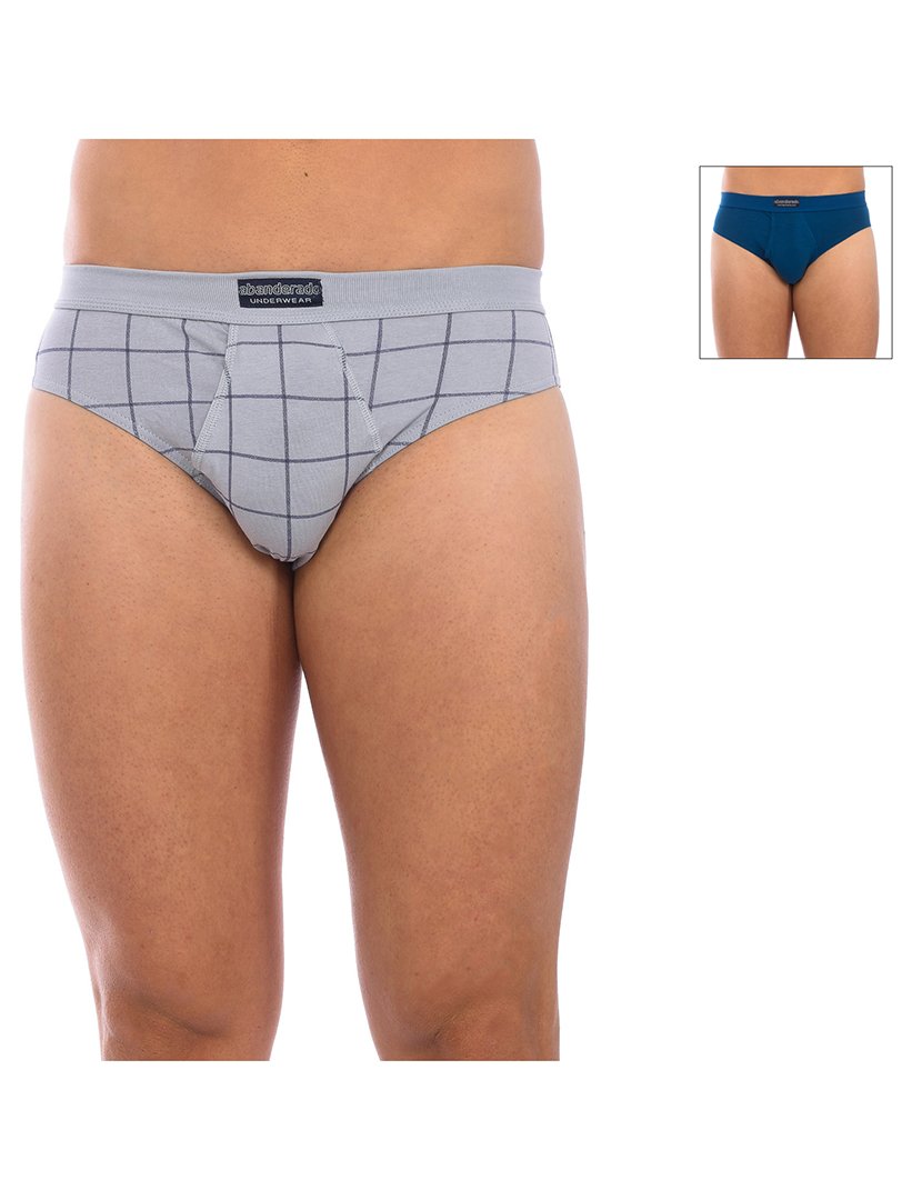 Pack 2 Slips Ocean Azul-Cinzento