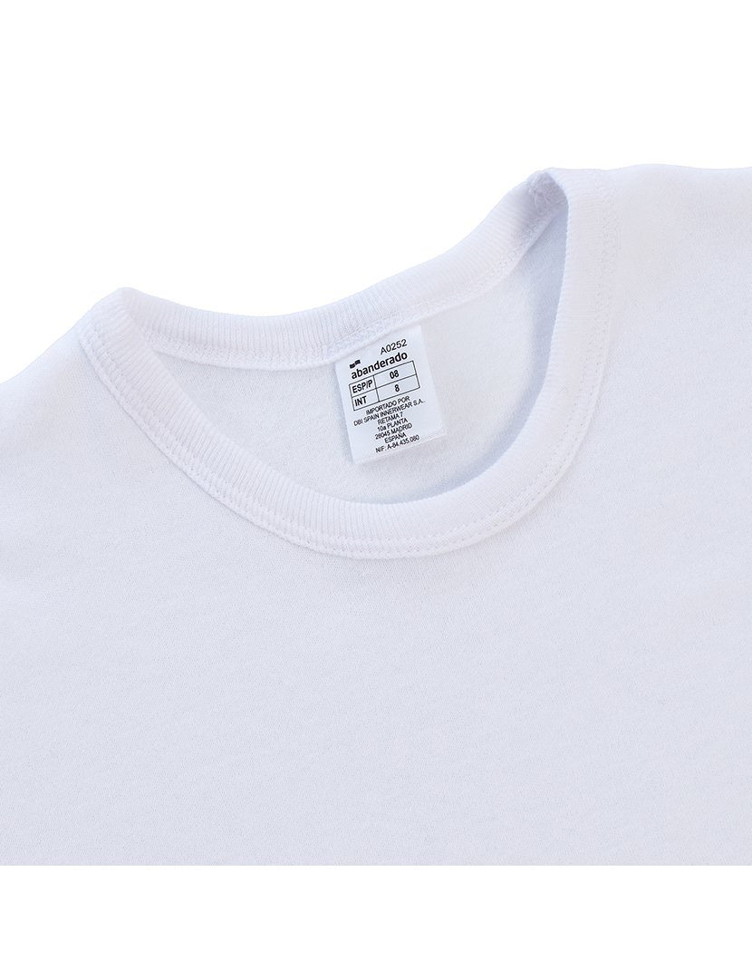 Camisola Térmica Infantil Branco