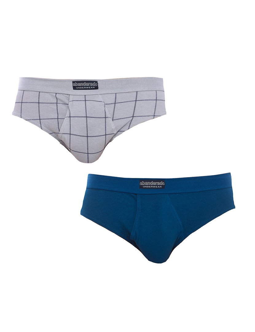 Pack 2 Slips Ocean Azul-Cinzento