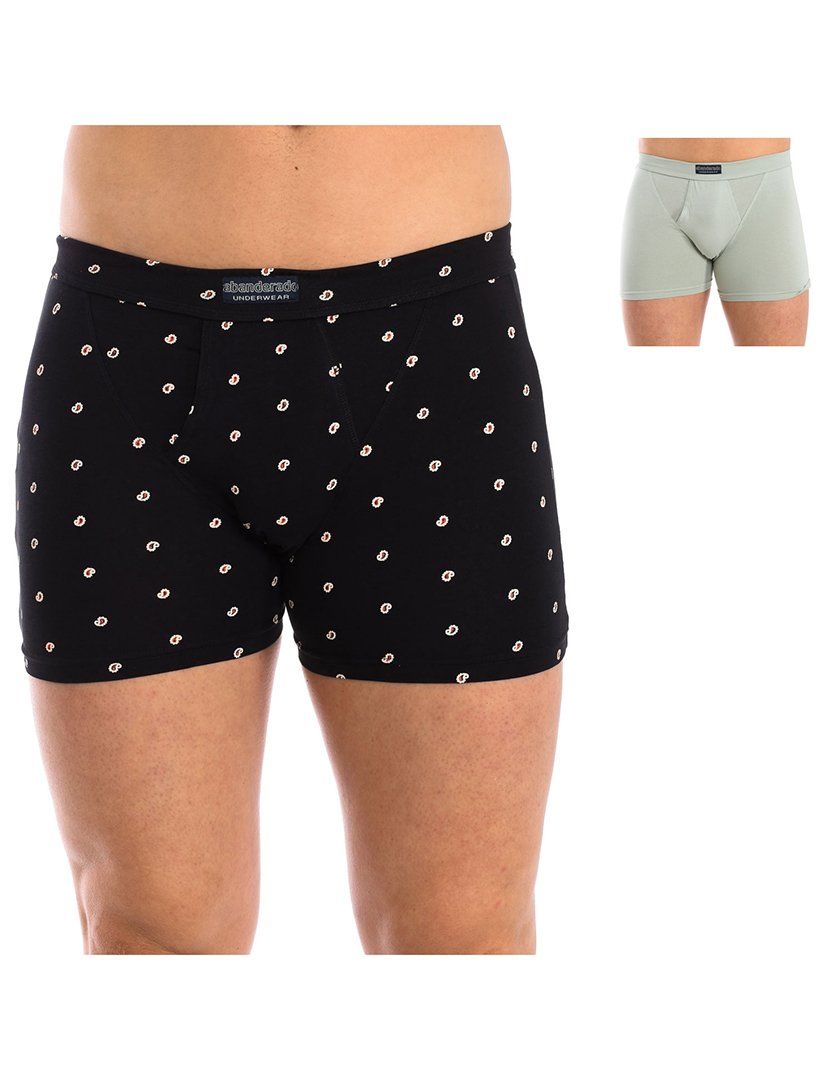Pack 2 Boxers Preto-Verde