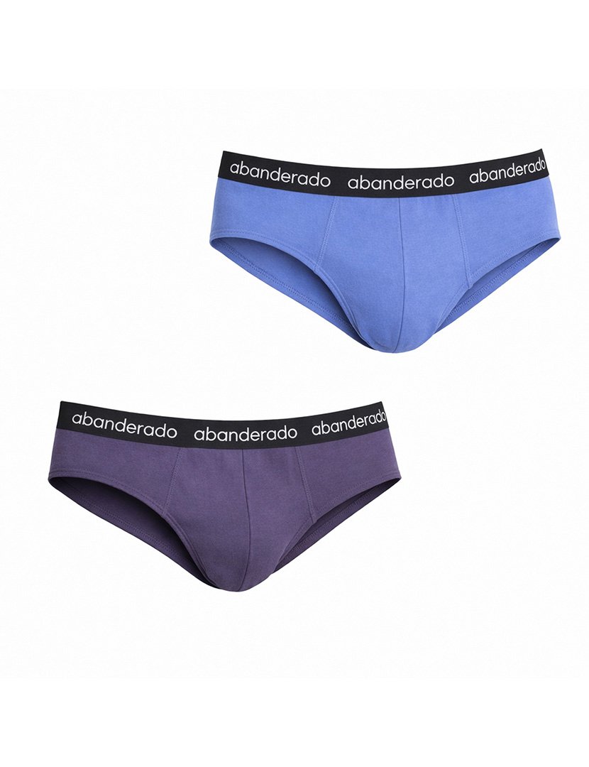 Pack 2 Slips Roxo-Azul