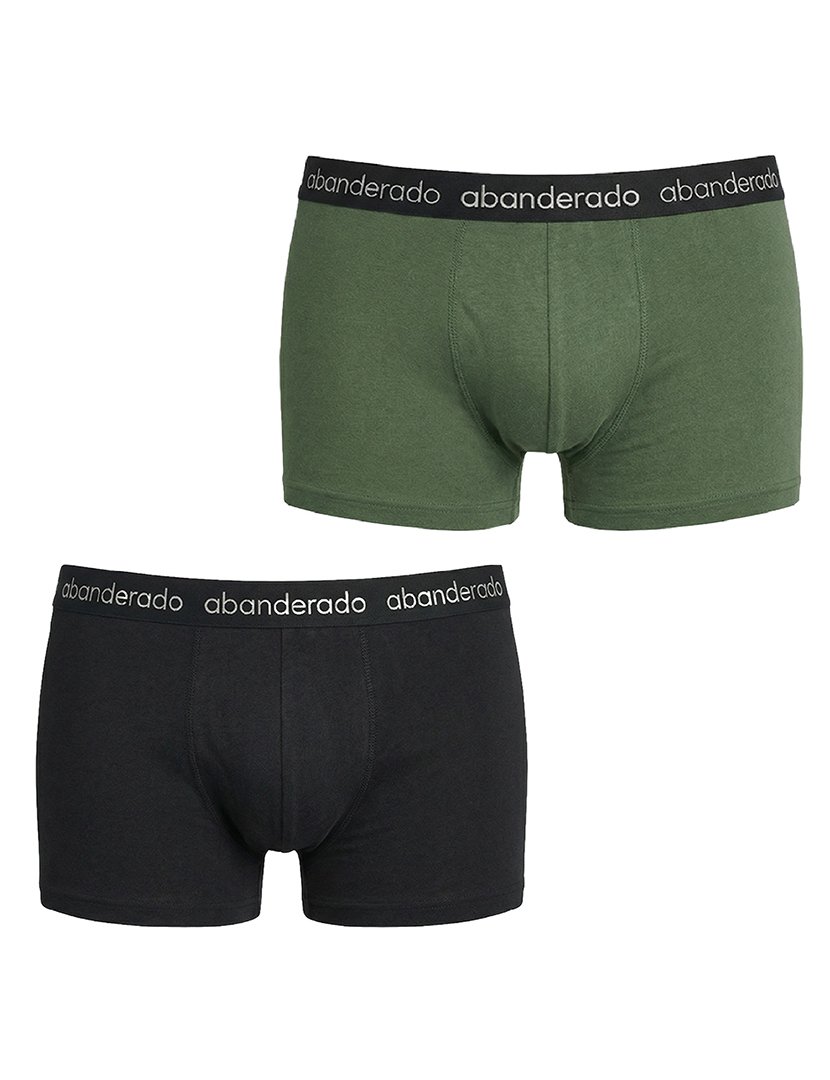 Pack 2 Boxers Preto-Verde
