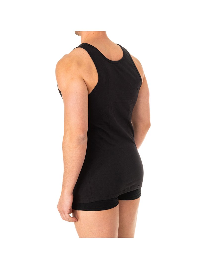 T-Shirt Manga Cava Preto