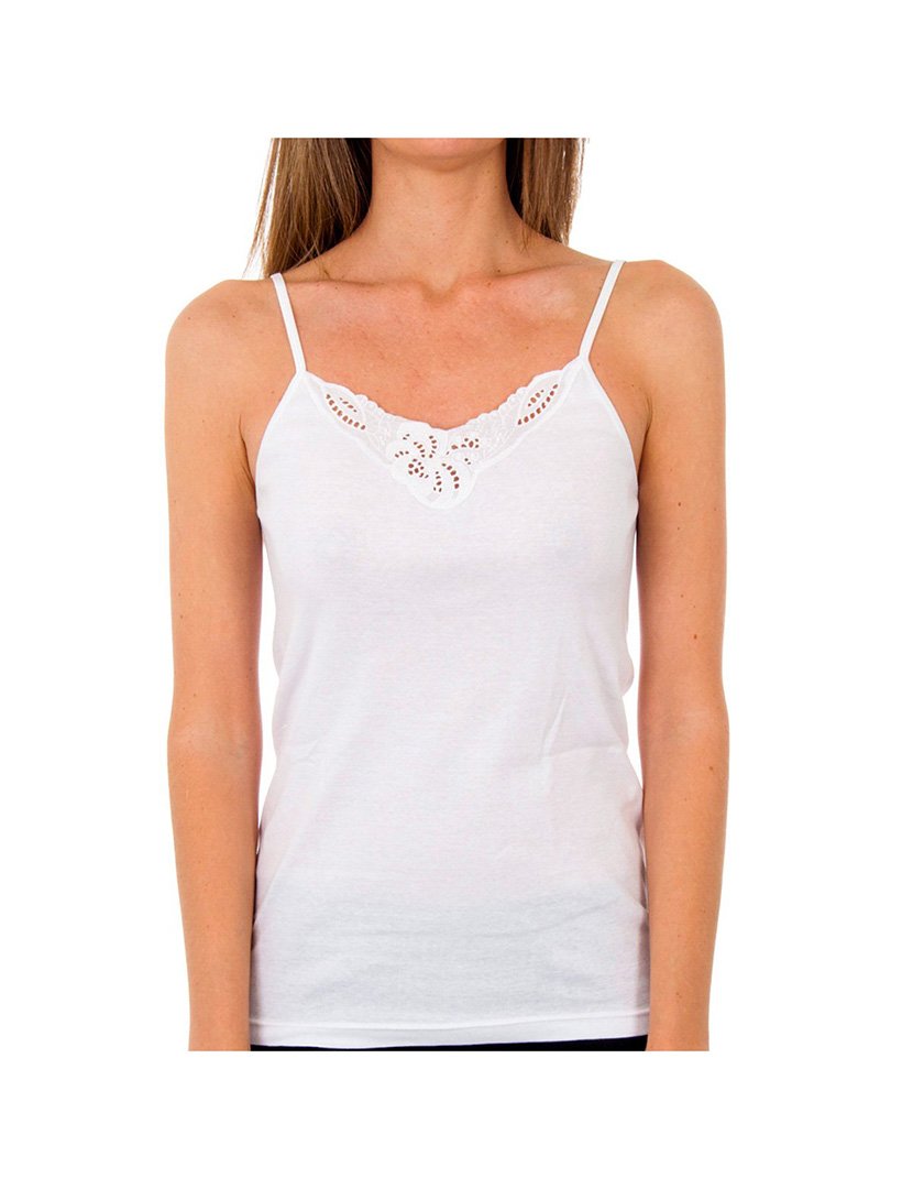 T-Shirt Interior Manga Cava Milan Branco