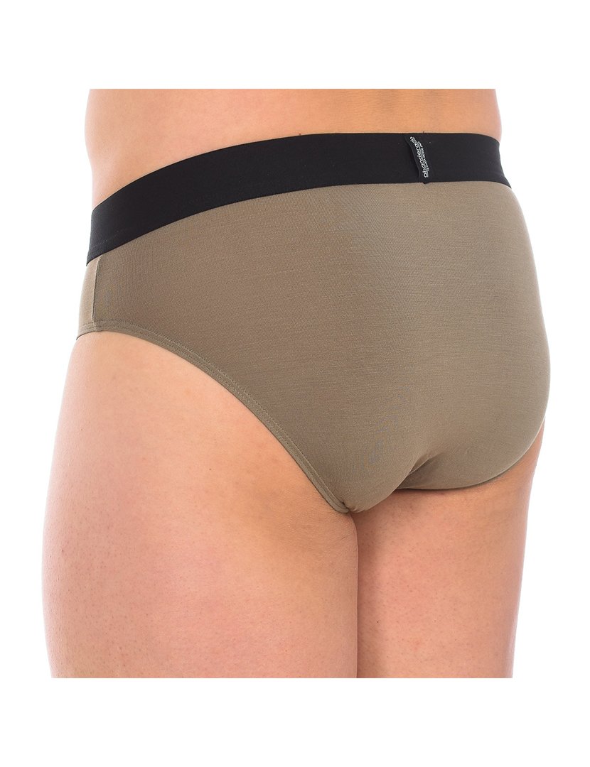 Pack 2 Slips Sensitive Bamboo Preto-Verde