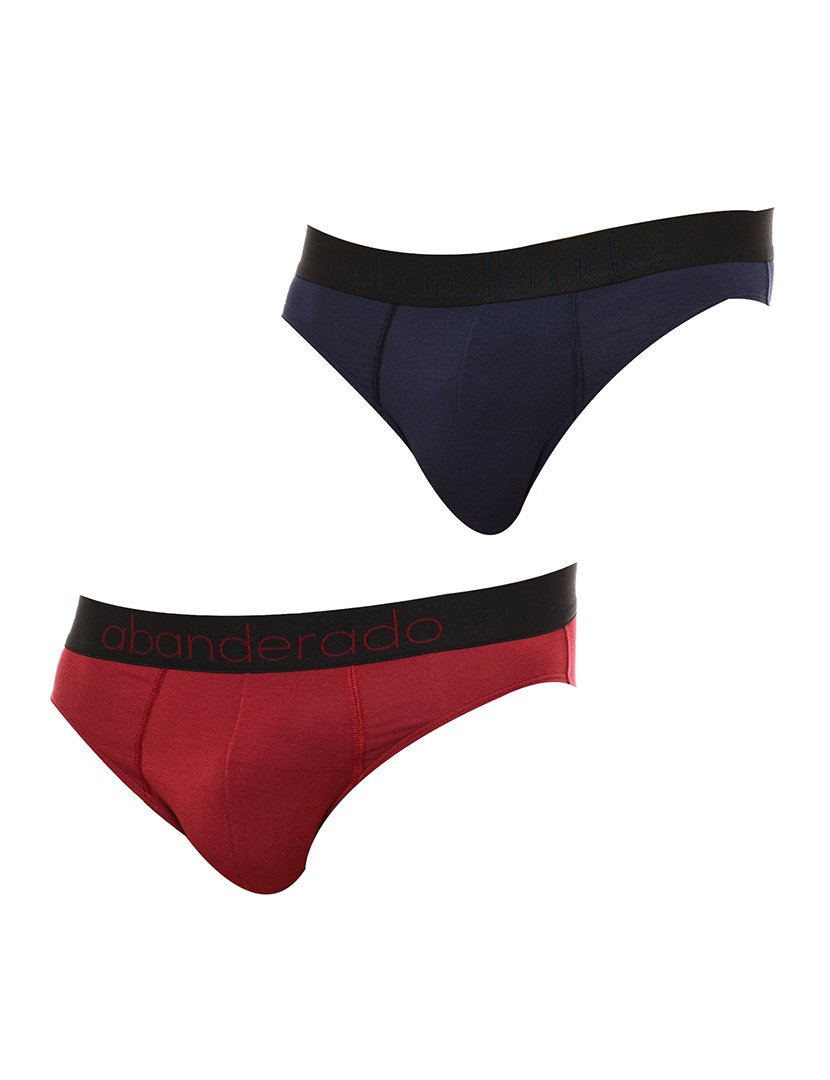 Pack 2 Slips Bordô-Azul