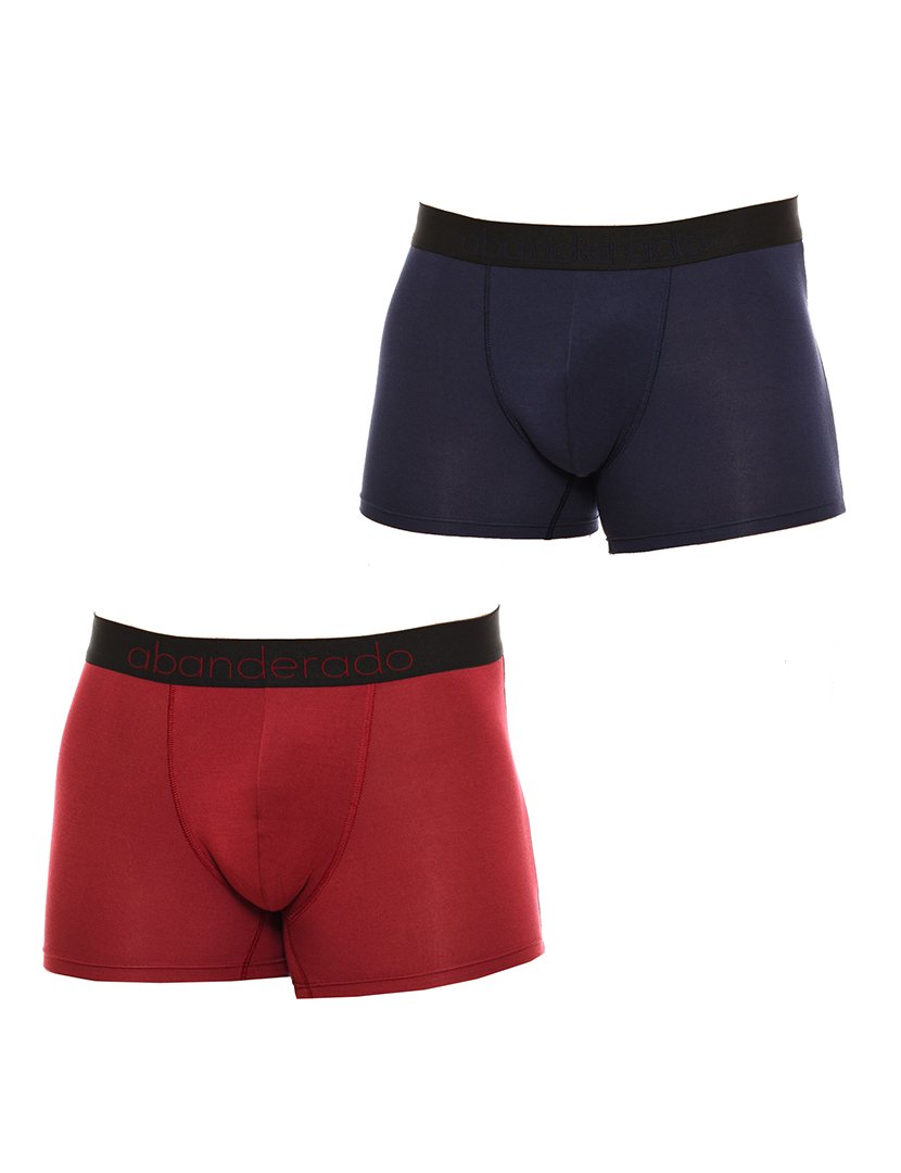 Pack 2 Boxers Bordô-Azul