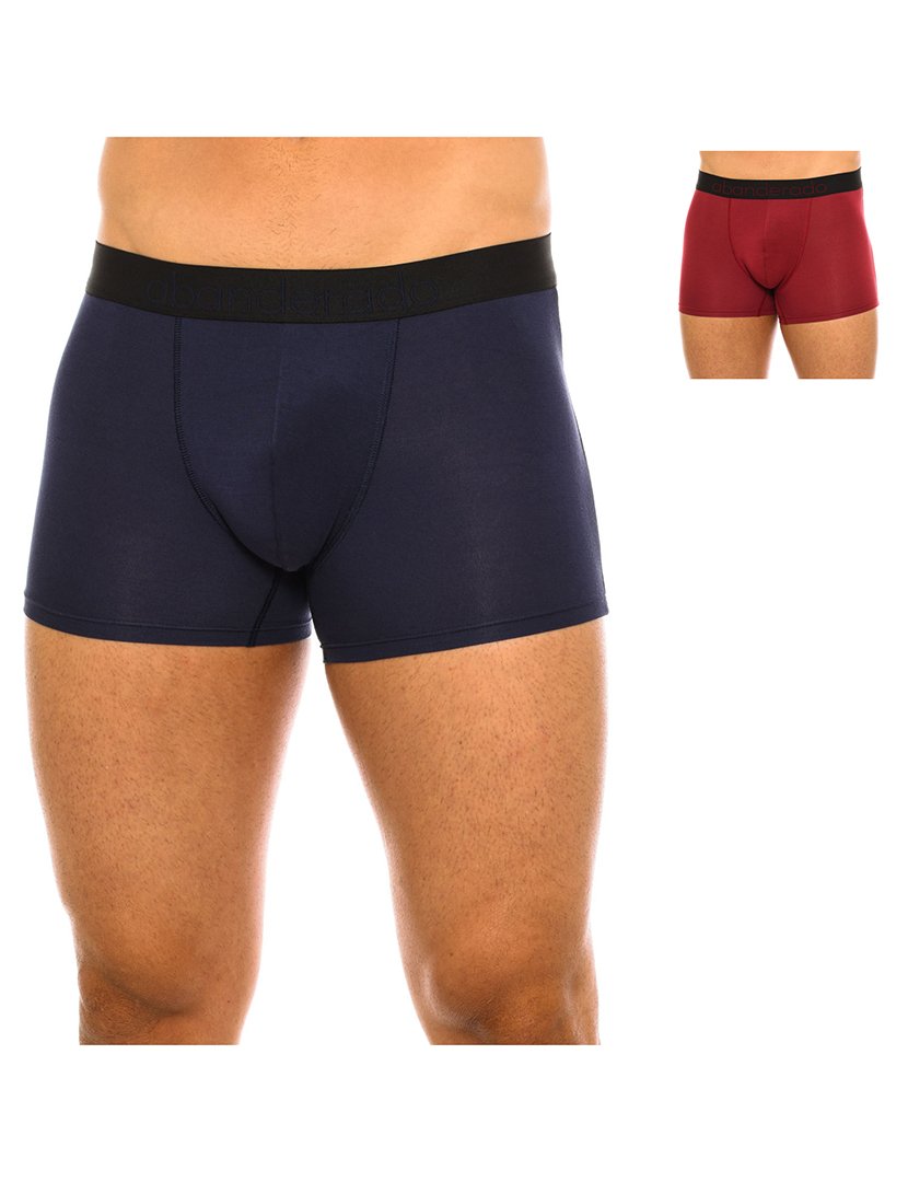 Pack 2 Boxers Bordô-Azul
