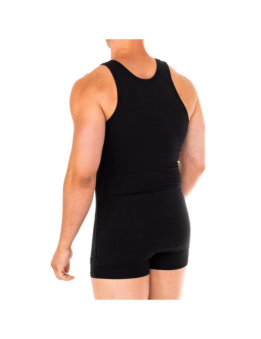 T-Shirt Manga Cava Preto