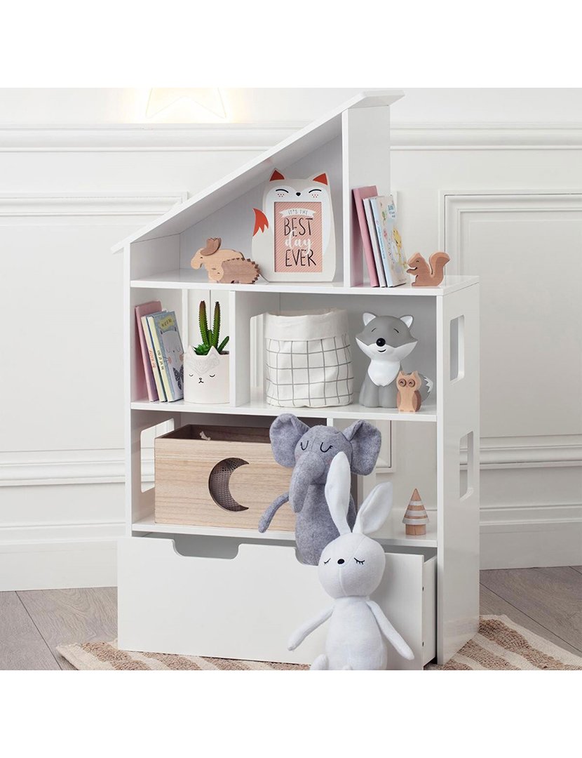 Organizador Infantil com Rodas Branco