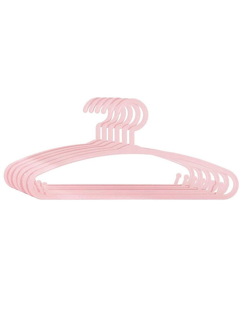 Conjunto de 6 Cabides Infantis Rosa