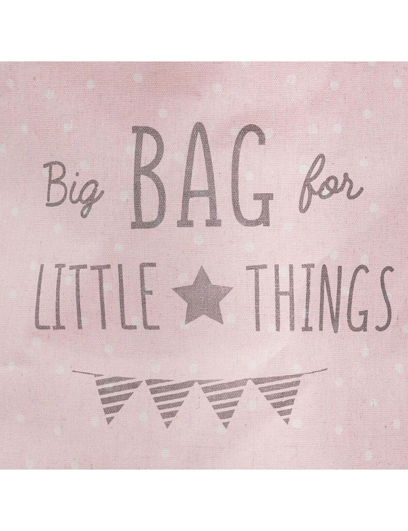 Cesto de Arrumação para Brinquedos Rosa