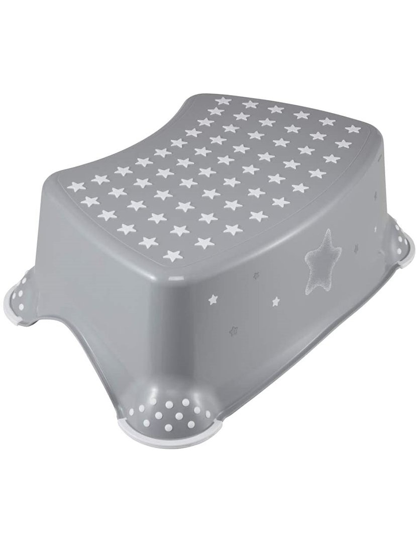 Banco / Assento Alto Infantil 3-10 anos Antiderrapante Cinzento