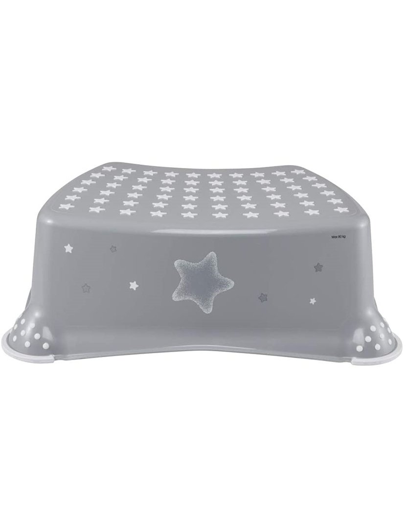 Banco / Assento Alto Infantil 3-10 anos Antiderrapante Cinzento