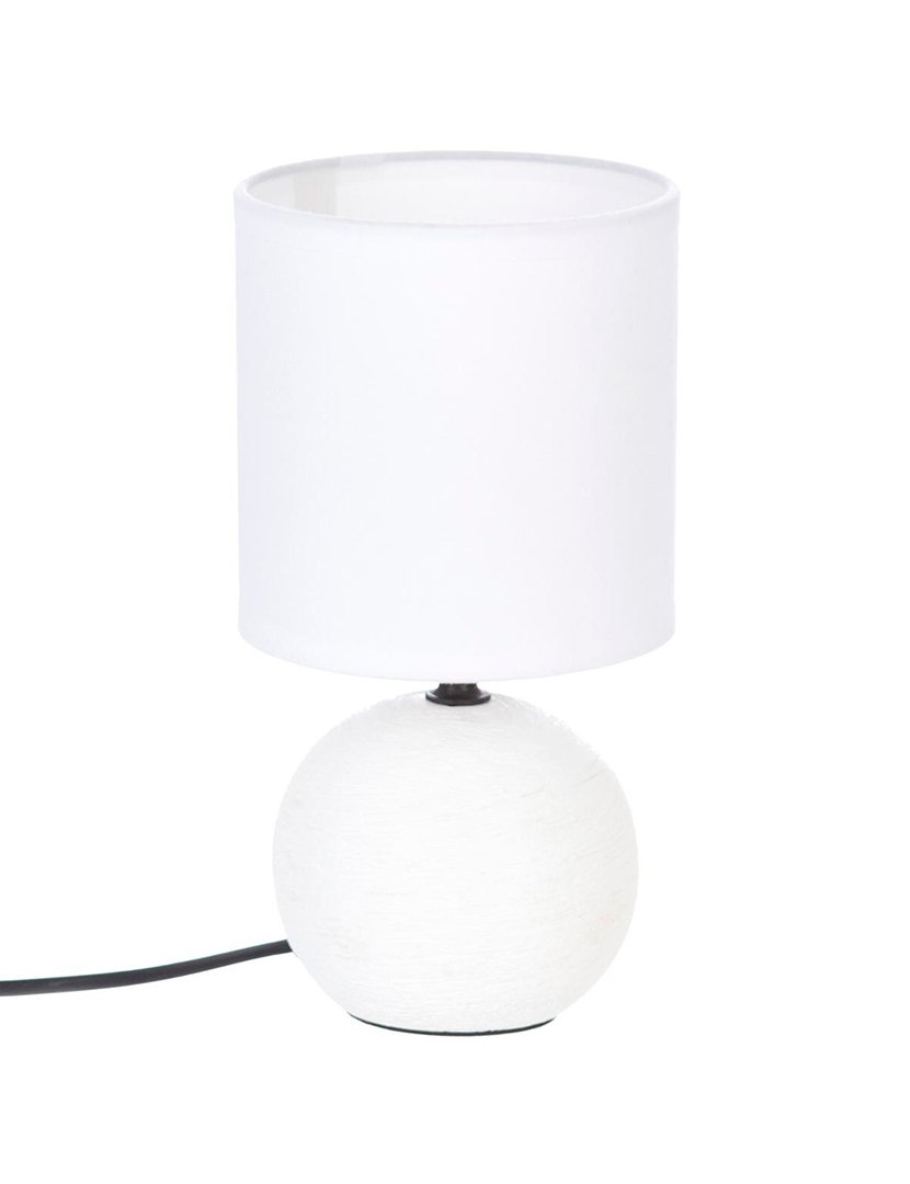 Candeeiro de Mesa Branco 24,7cm