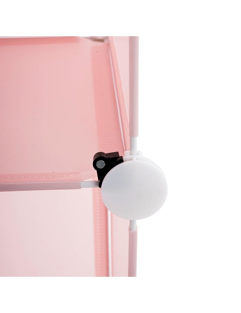 Prateleira de Armazenamento Rosa 139cm