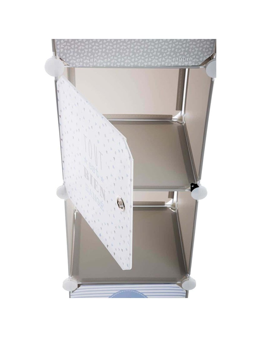 Prateleira de Armazenamento Cinzento 139cm