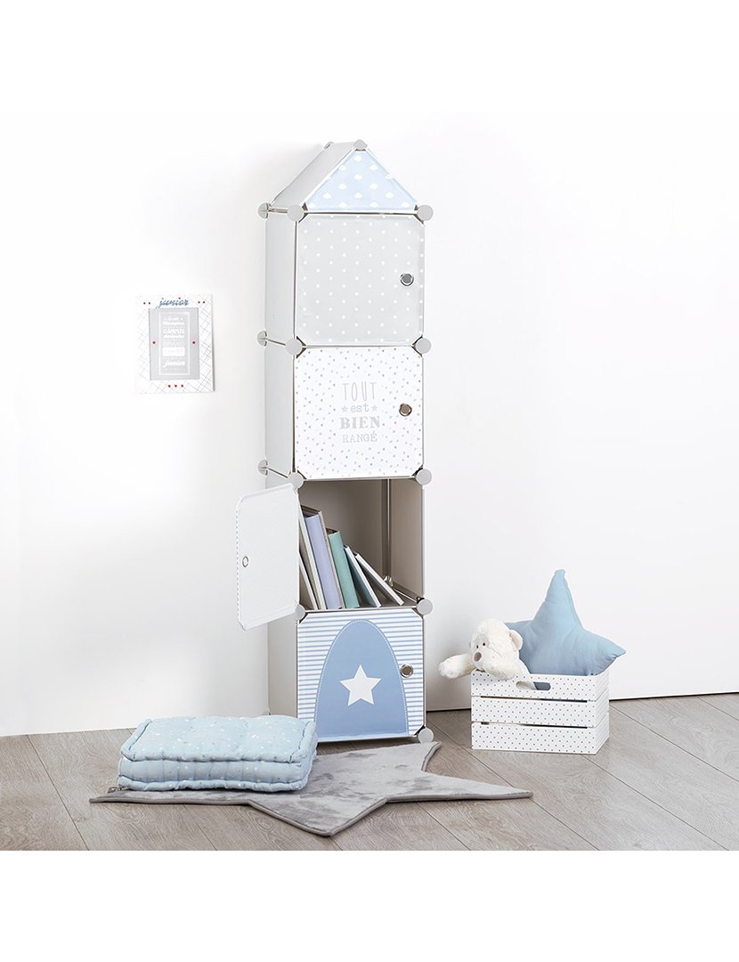 Prateleira de Armazenamento Cinzento 139cm