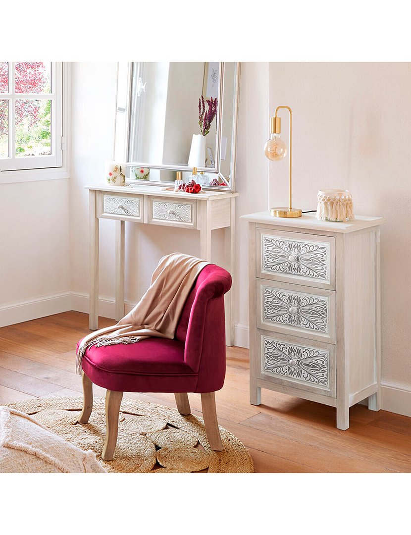 Candeeiro de Mesa Dourado 46cm