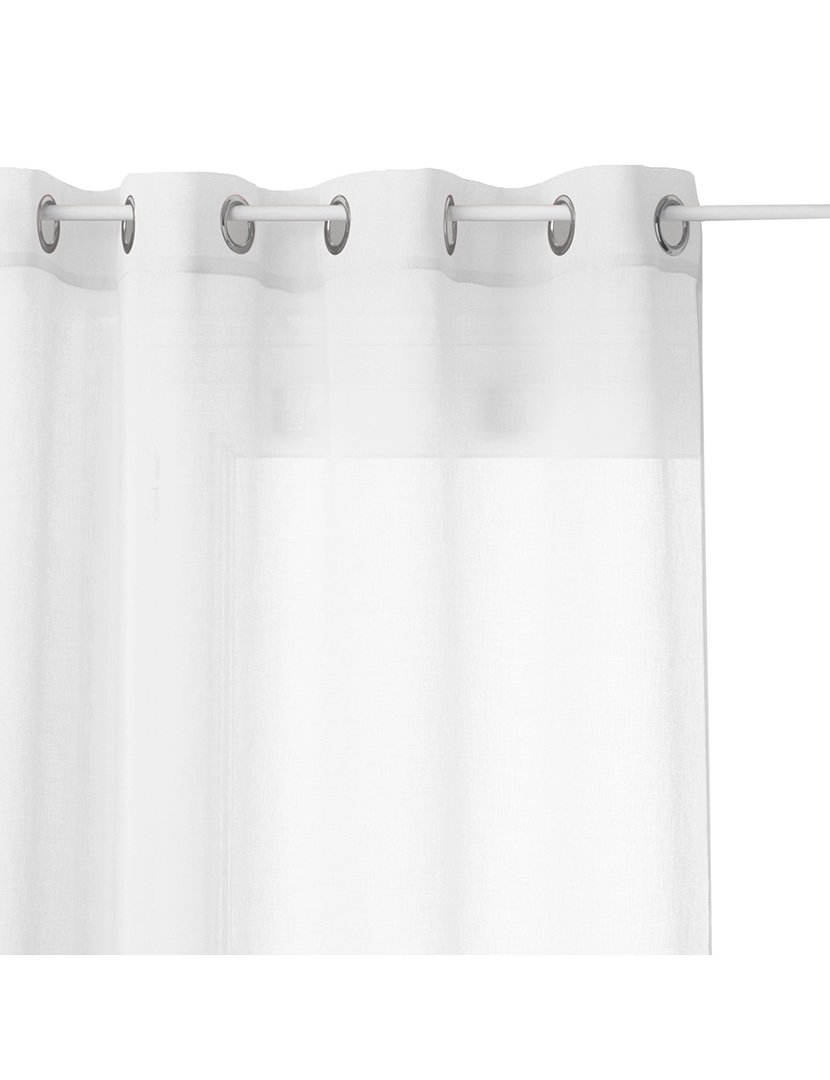 Translucent White Curtains