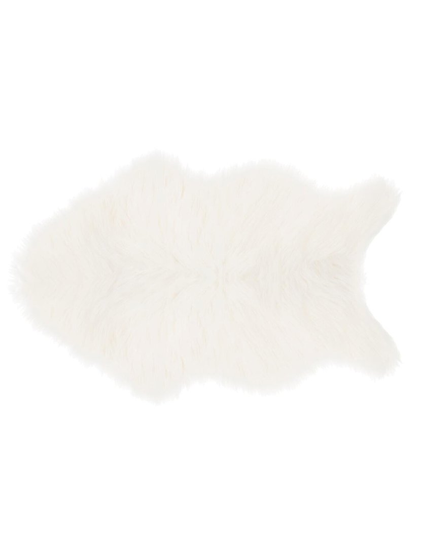 Tapete de Pele Branco