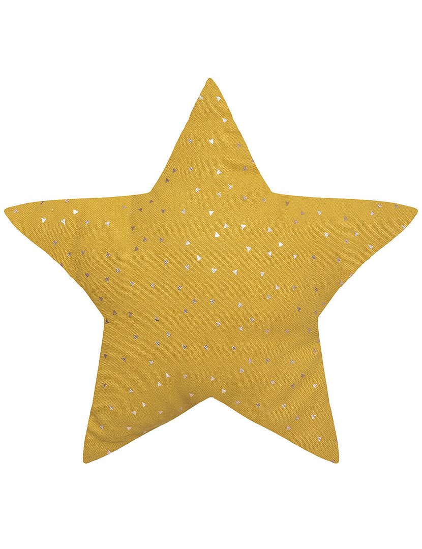 Almofada Formato Estrela Amarelo