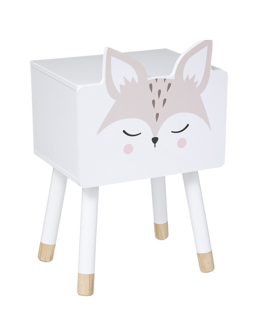 Fox White Nightstand