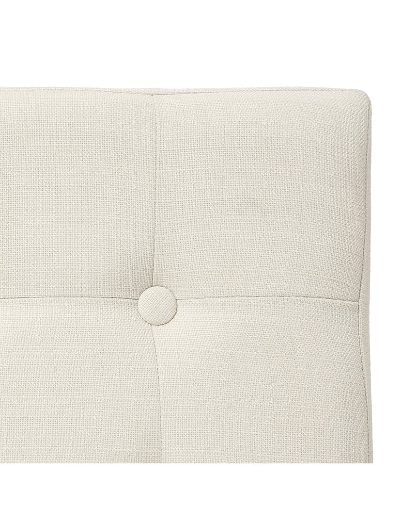 Pufe Dobrável com Arrumação Bege