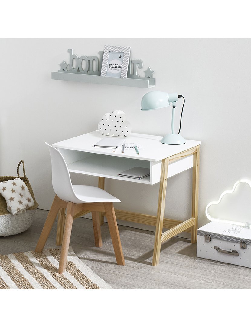 Conjunto de 4 Cadeiras Infantis Branco