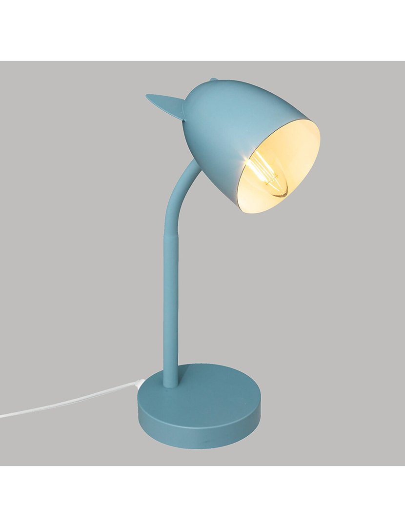 Candeeiro Infantil com Orelhas Azul