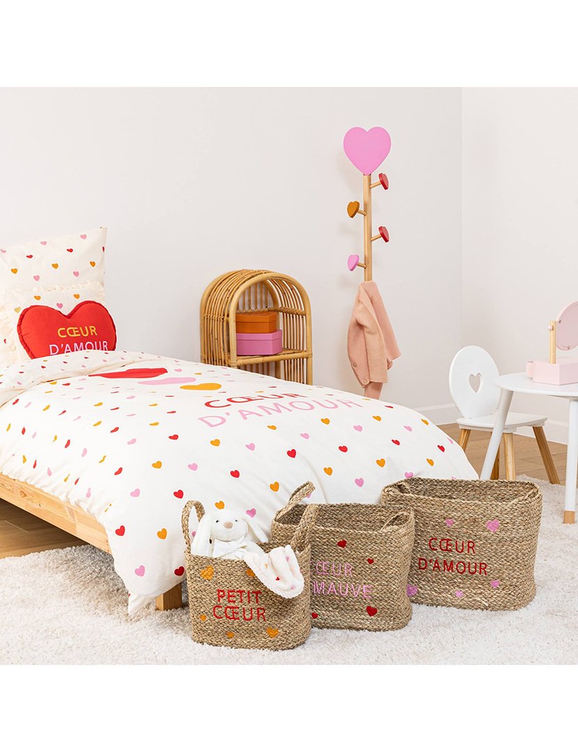 Cabideiro Infantil com Corações