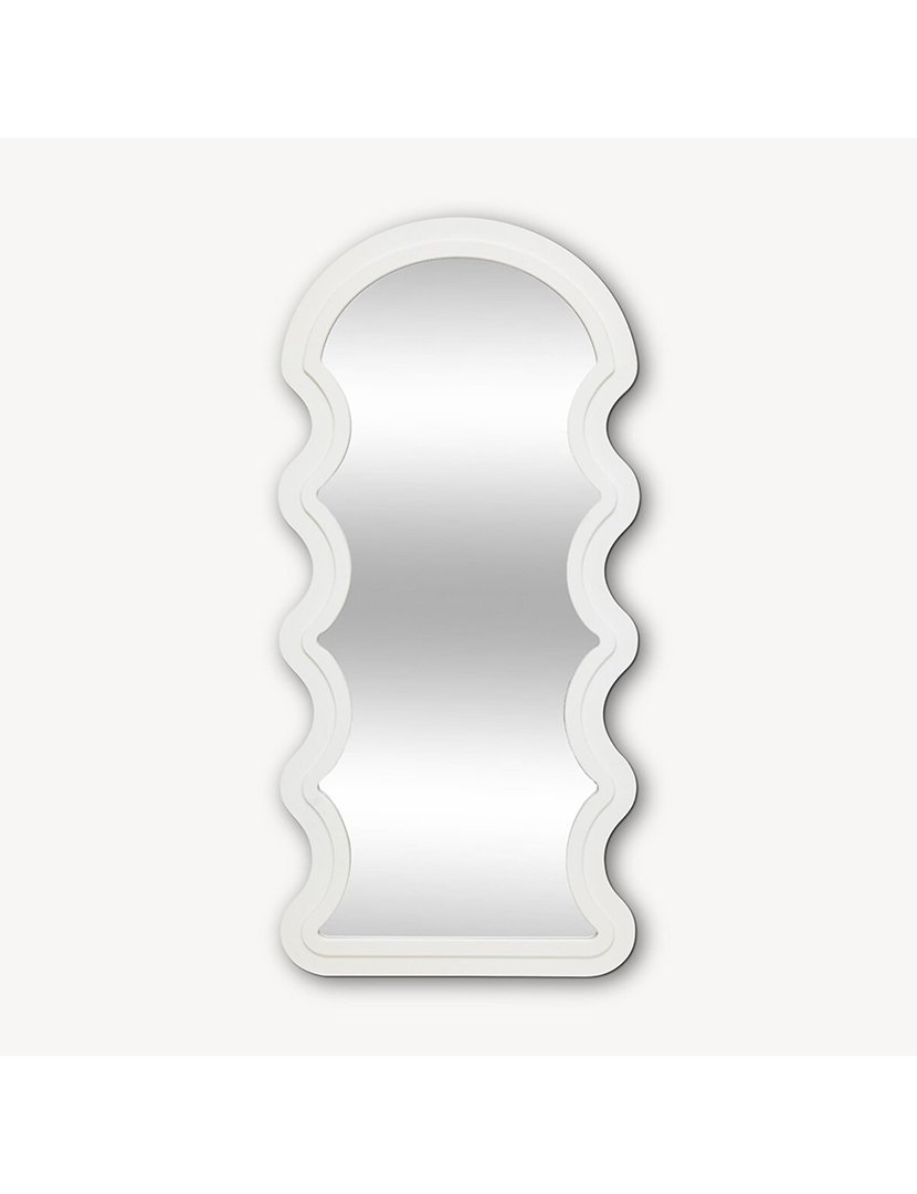 Espelho de Parede Emily Wave Branco