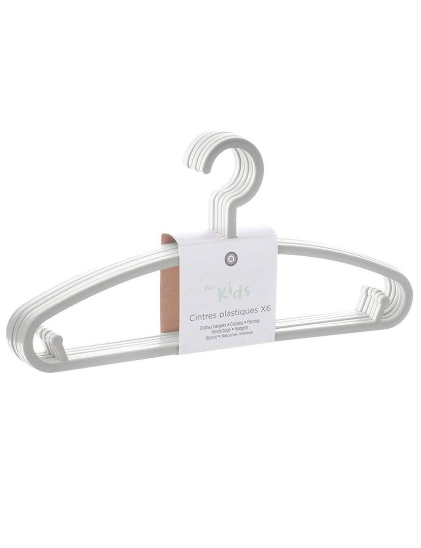 Conjunto de 12 Cabides Infantis Cinzento