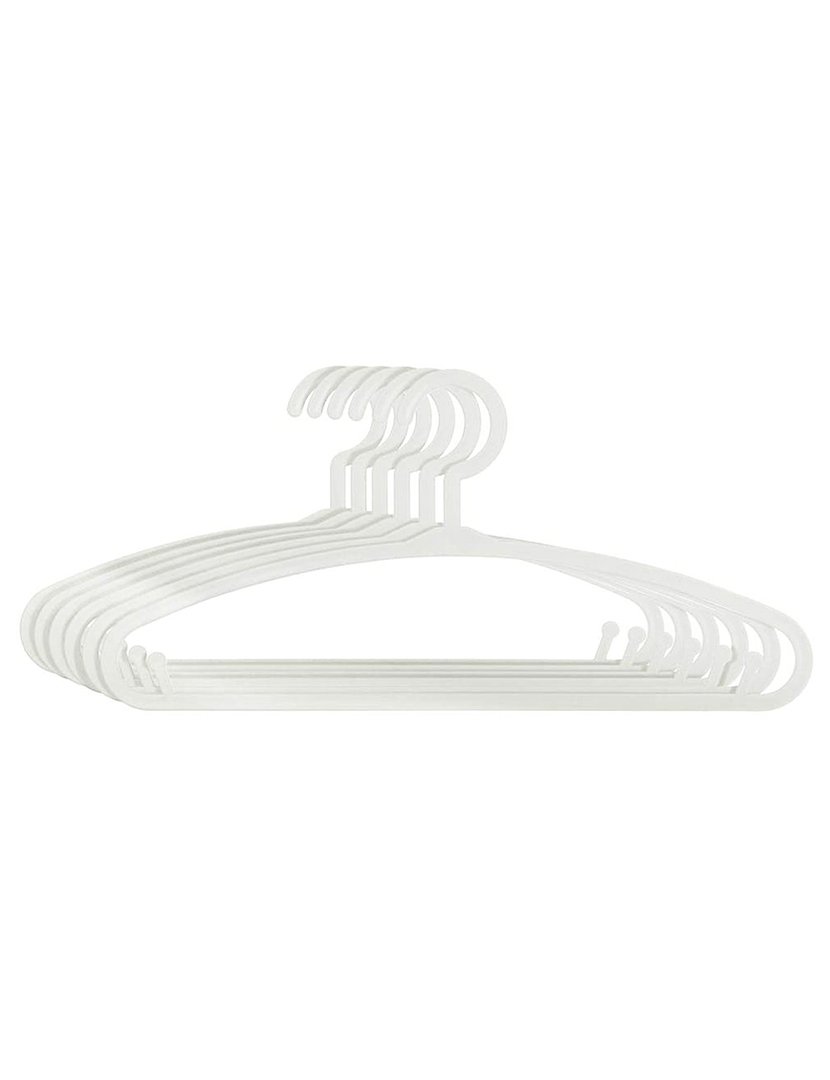 Conjunto de 12 Cabides Infantis Branco