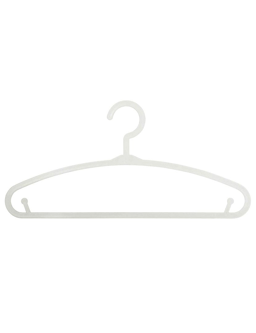 Conjunto de 12 Cabides Infantis Branco