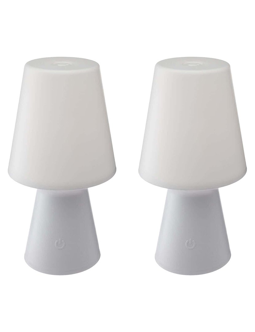 Conjunto de 2 Candeeiros LED Sem Fios para Exterior