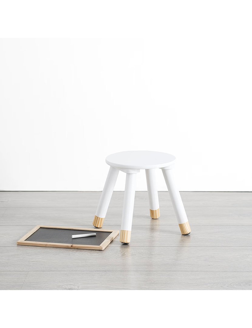 Conjunto de 2 Bancos Infantis Branco