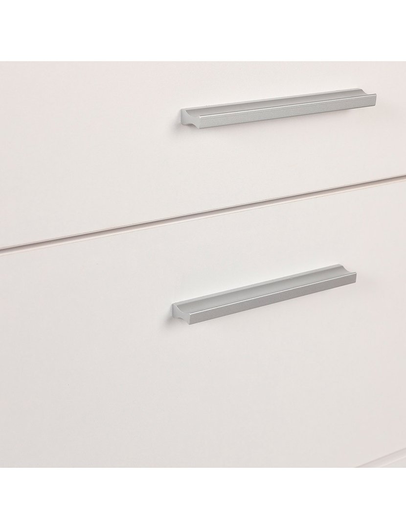 Cómoda de 5 Gavetas Branco