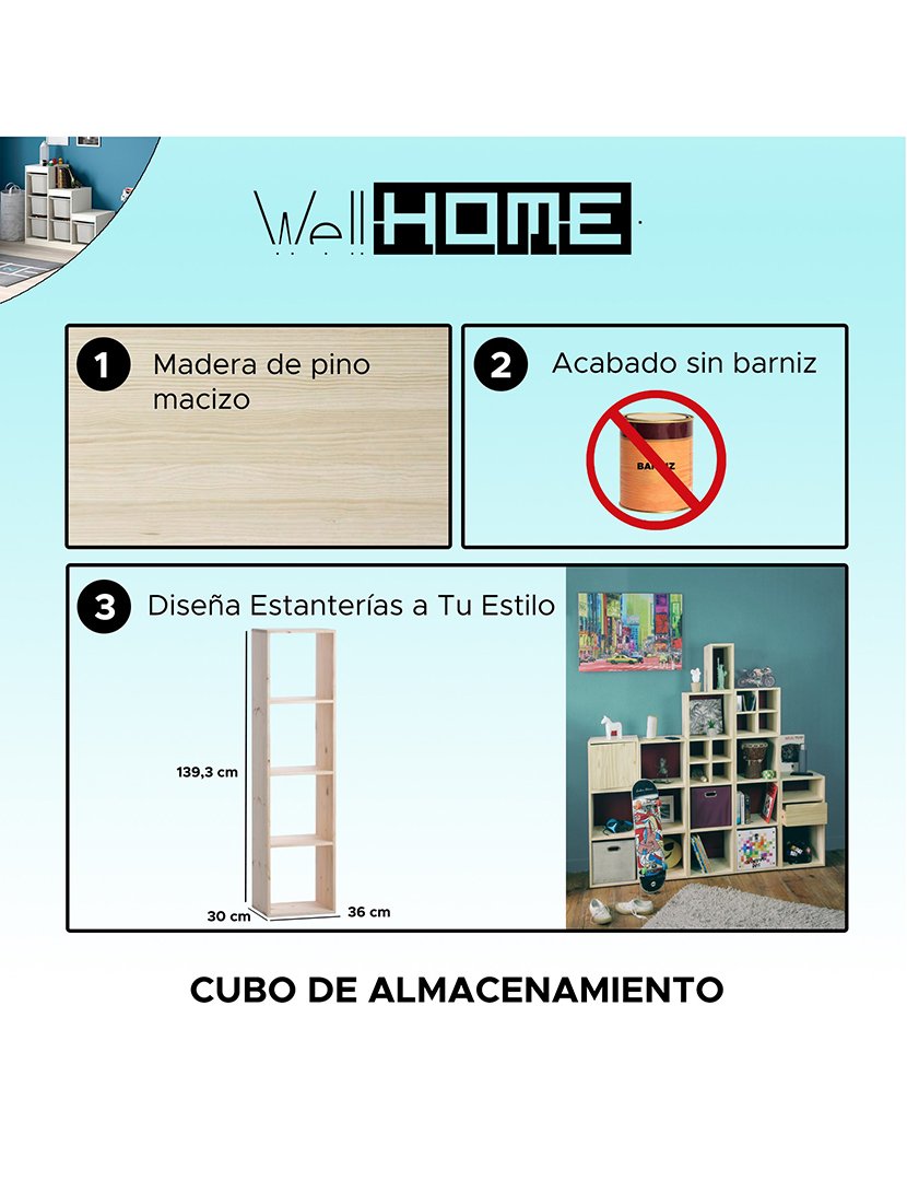 Estante com 4 Prateleiras