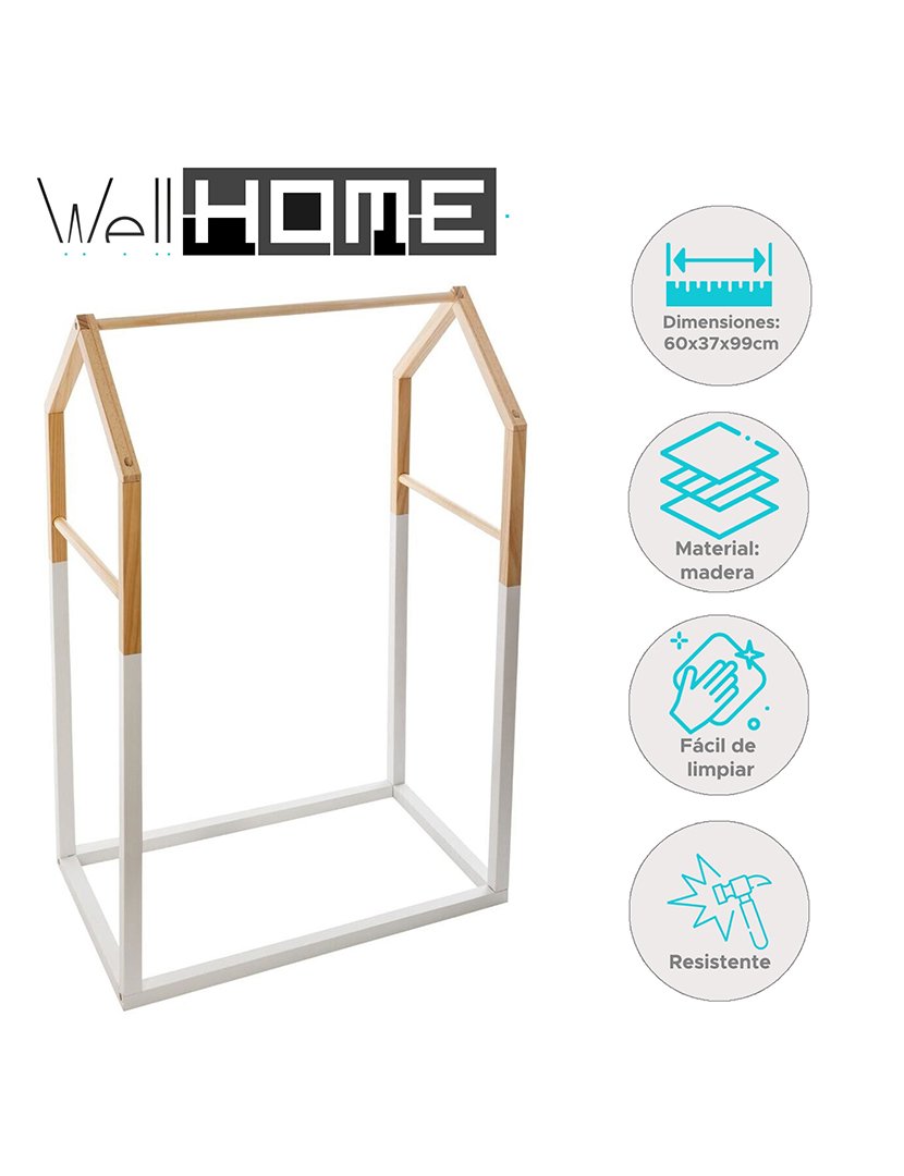 Cabideiro Infantil Estilo Casa