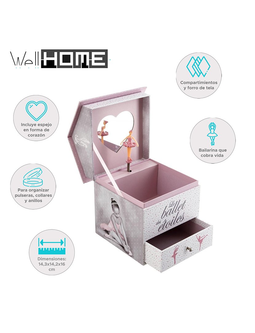 Caixa de Jóias com Música Bailarina