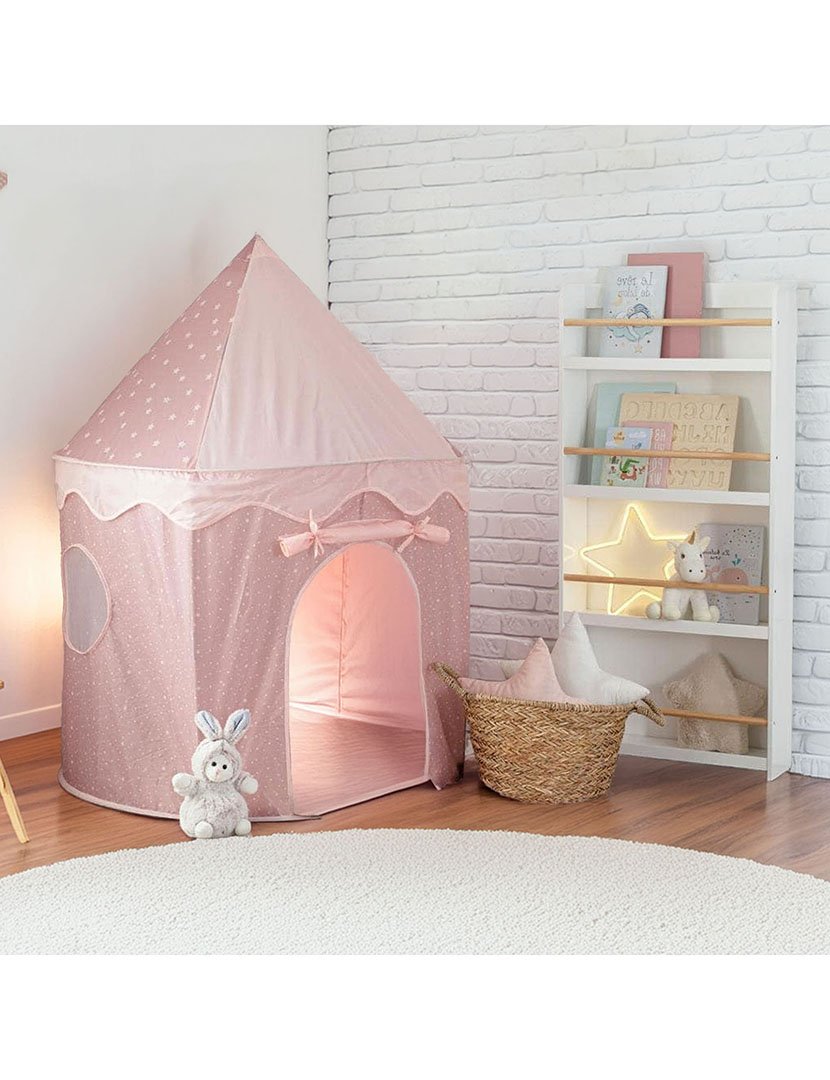 Tenda Infantil Pop-up Castelo Rosa