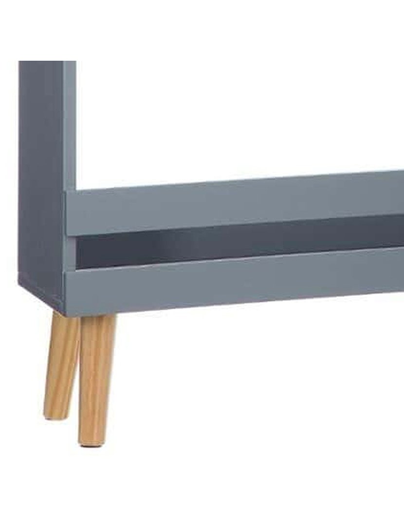 Estante Infantil com 3 Prateleiras Cinzento