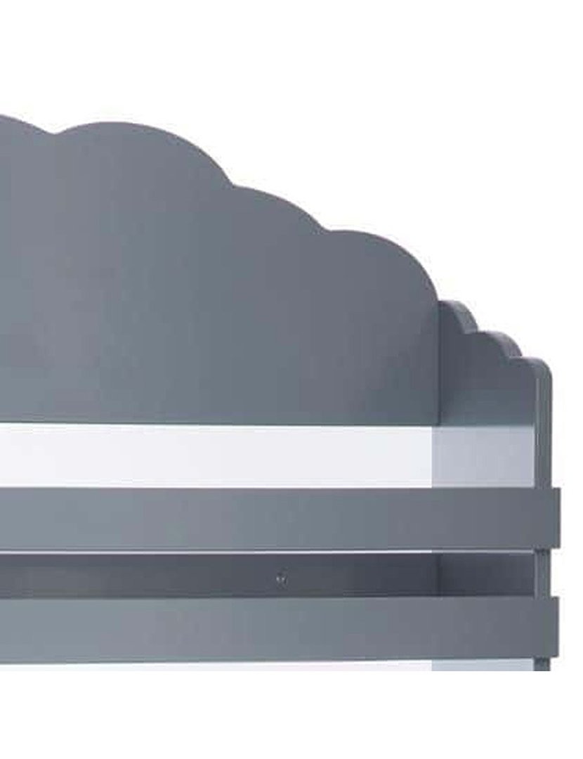 Estante Infantil com 3 Prateleiras Cinzento