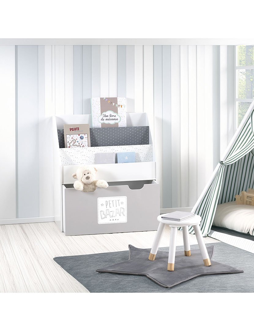 Arrumação Infantil Cinzento